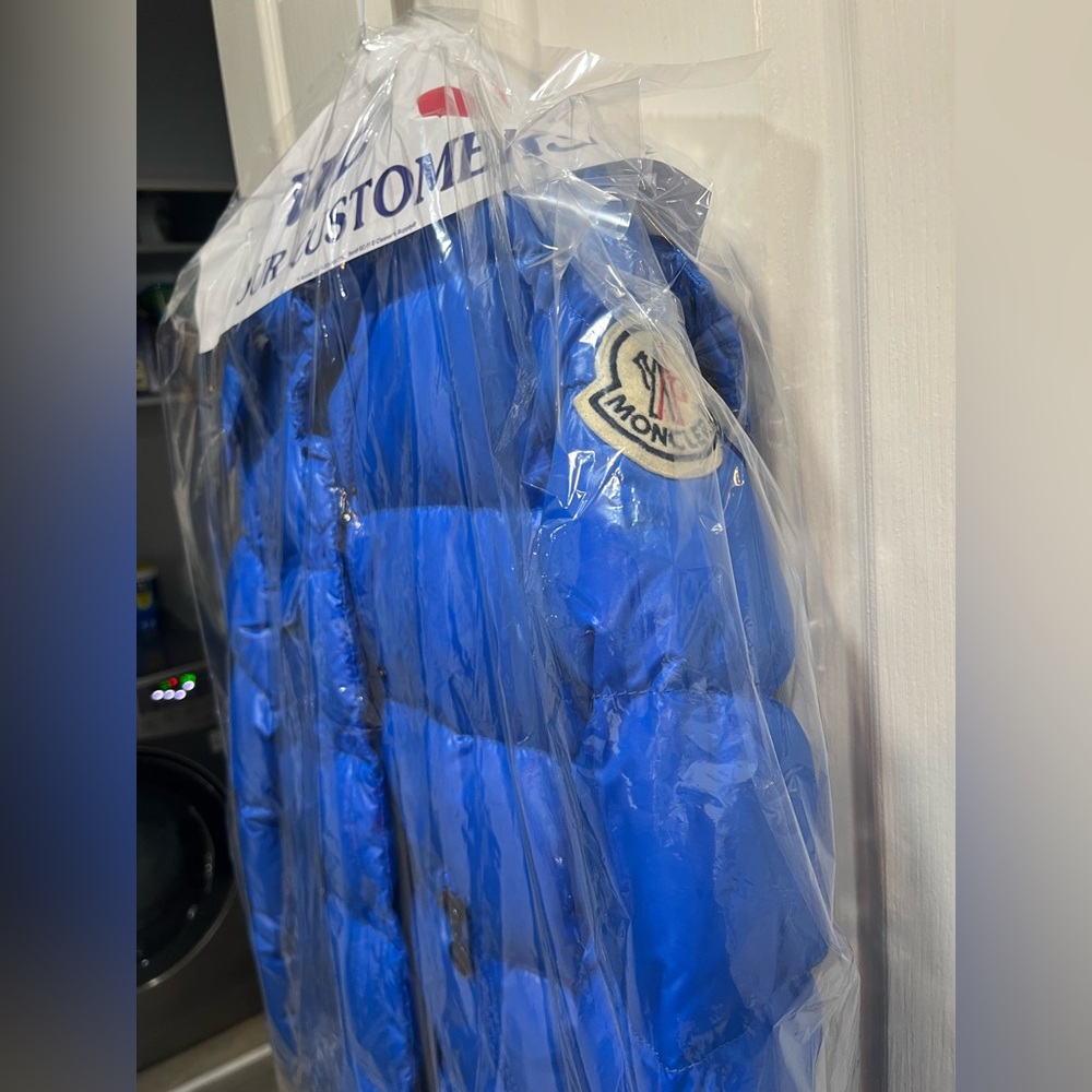 moncler plastic bag